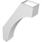 Ekena Millwork 5 1/2-in. W x 22-in. D x 34-in. H Imperial Architectural Grade PVC Knee Brace BRCP055X22X34IMP - alternate 3